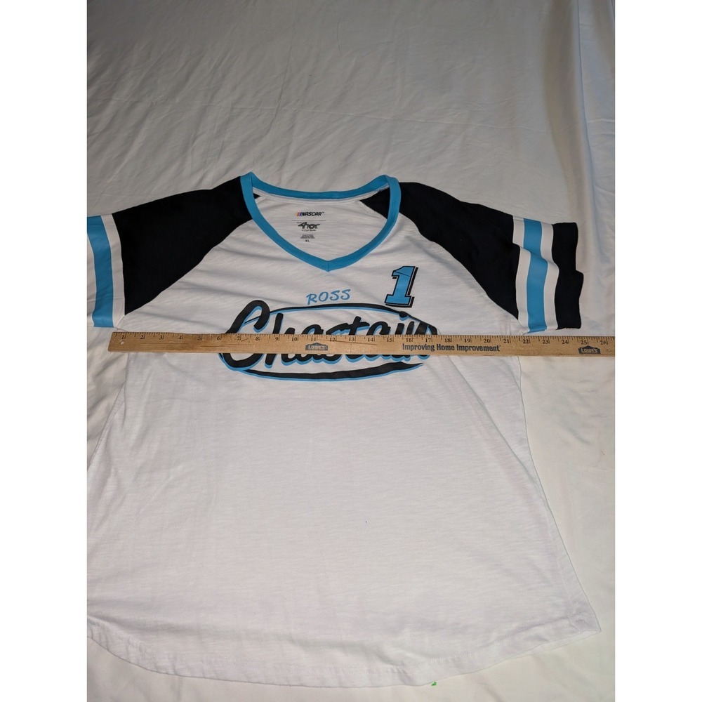 4Her By‎ Carl Banks Nascar Women's XL Short Sleeve Ross Chastain Graphic Shirt - Picture 5 of 8
